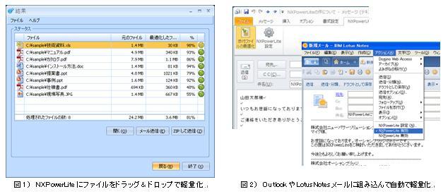 「NXPowerLite 5 デスクトップエディション」画面イメージ