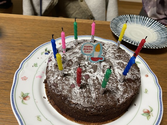 10歳のバースデーケーキ